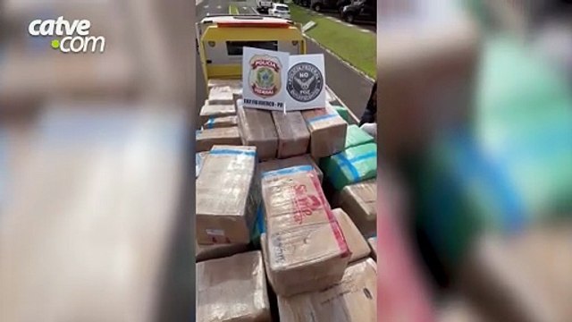 3,3 toneladas de maconha são apreendidas em Cascavel pela Polícia Federal
