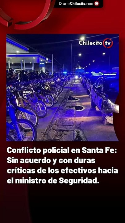 Conflicto policial en Santa Fe: Sin acuerdo y con duras críticas de los efectivos hacia el ministro