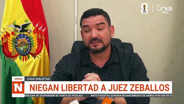 NIEGAN LIBERTAD PARA EL JUEZ ZEBALLOS