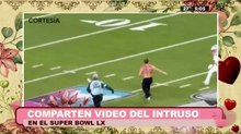 Comparten video de intruso del 'Super Bowl'