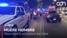 🚨¡Última Hora! Así fue el fuerte accidente que dejó un hombre muerto en Iztacalco