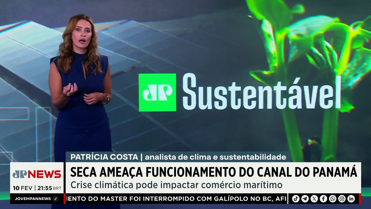 Seca histórica volta a ameaçar o Canal do Panamá e acende alerta | JP Sustentável