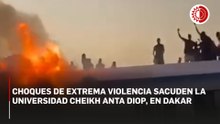 Senegal: choques de extrema violencia sacuden la Universidad Cheikh Anta Diop, en Dakar