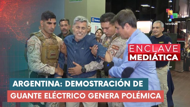 ENCLAVE MEDIÁTICA | Argentina | Demostración de guante eléctrico genera polémica 10-02-2026
