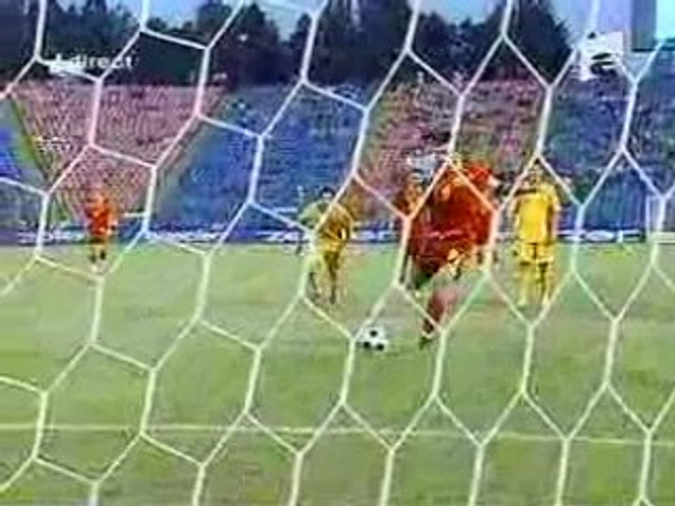 Romania - Muntenegru, Penalty aparat de Lobont