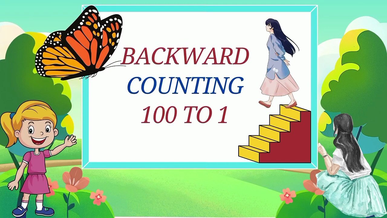 Backward Counting 100 - 1 _ Counting Backward _ Ulti Ginti _ Count Down _ back count