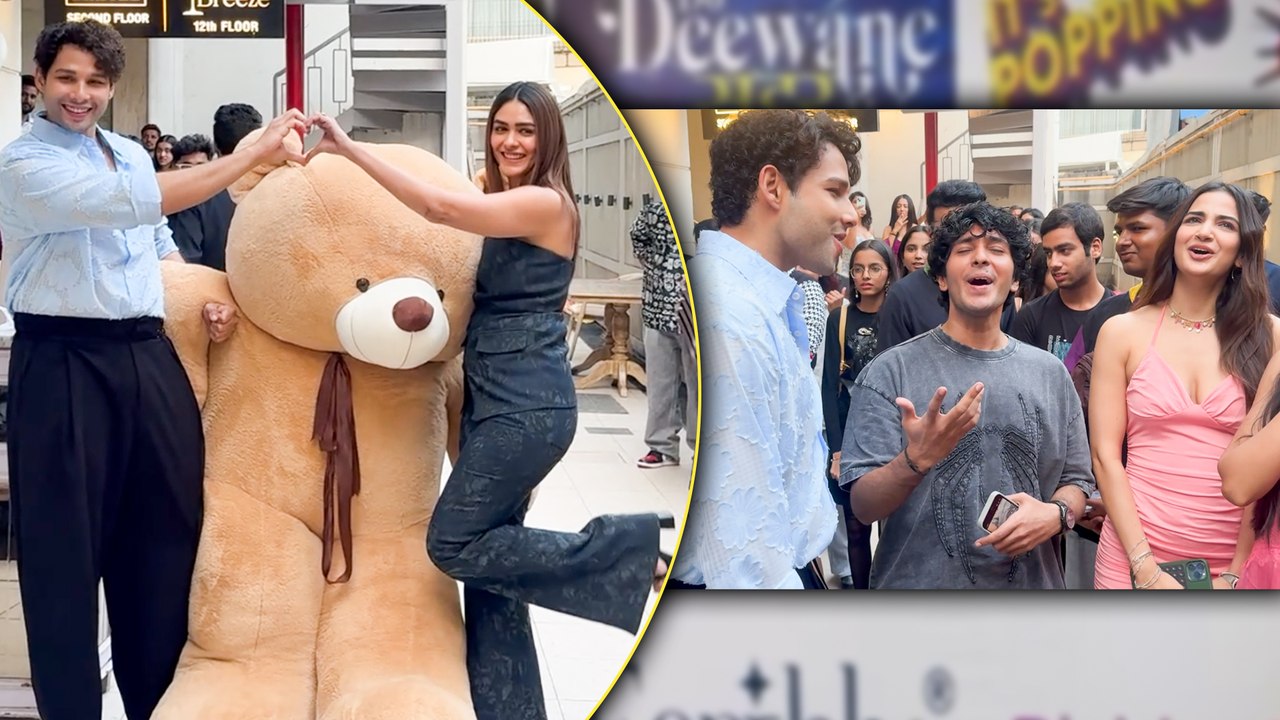 Do Deewane Seher Mein - Fans Go Crazy While Interacting With Siddhant Chaturvedi & Mrunal Thakur