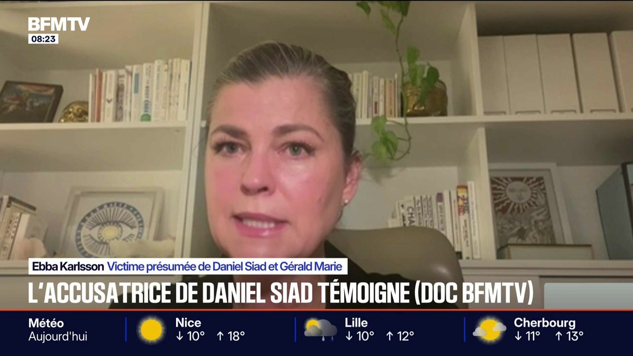 "Il m'a violée dans cette cabane de piscine": Ebba Karlsson, victime présumée de Daniel Siad, suspecté d'être un recruteur de Jeffrey Epstein, témoigne sur BFMTV