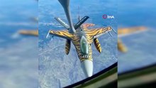 NATO, Türk F-16'sını paylaştı: Romanya'da nefes kesen yakıt ikmali