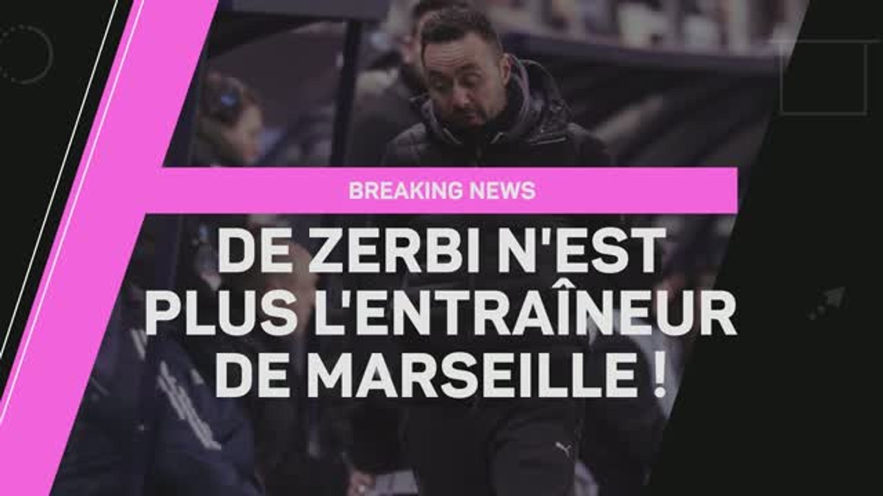 Marseille - Roberto De Zerbi n'est plus l'entraîneur de l'OM !