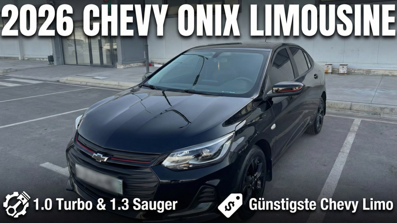 2026 Chevrolet Onix Limousine als günstigste Chevrolet Limo