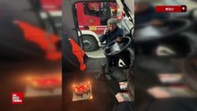 Bolu'da itfaiye şoförüne yürek hoplatan sürpriz