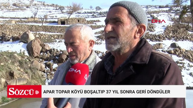 Apar topar köyü boşaltıp 37 yıl sonra geri döndüler: Gördükleri manzara tüm köyü kahretti