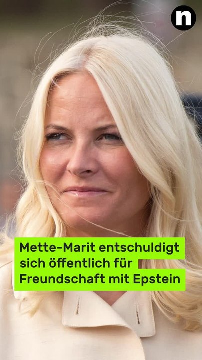 No Glomex Kronprinzessin Mette-Marit: Prinzessin entschuldigt sich öffentlich für Freundschaft mit Epstein