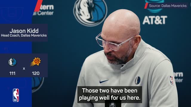 Kidd praises 'high level' of Flagg and Marshall as Mavs miss out on miracle comeback