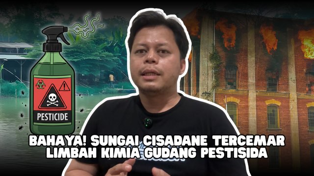 Sungai Cisadane Tercemar Limbah Kimia, Warga Diminta Menjauh