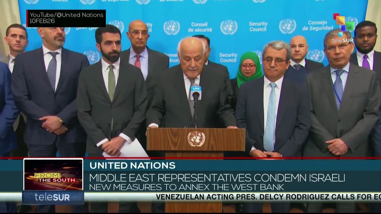 Middle east representatives condemn Israeli new measures to annex the west bank