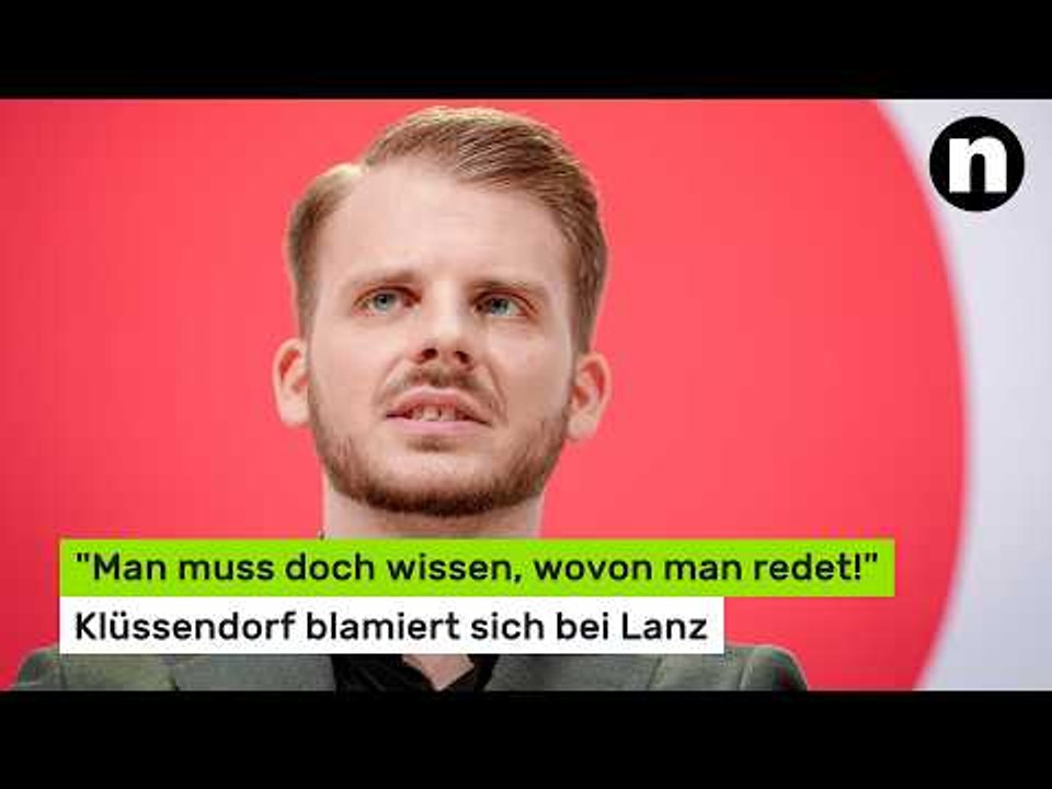 Tim Klüssendorf: 'Man muss doch wissen, wovon man redet!' - SPD-Mann blamiert sich bei Lanz