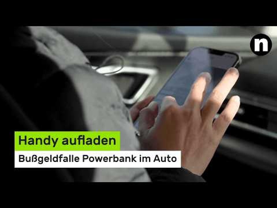 Handy aufladen: Bußgeldfalle Powerbank im Auto - ist das erlaubt?