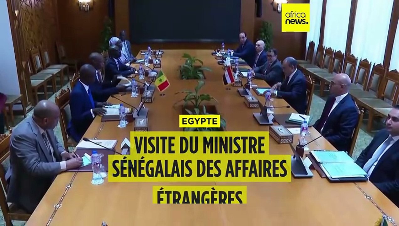 Le ministre sénégalais des affaires étrangères en visite en Egypte