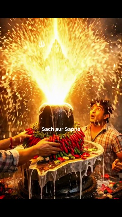 उसने शिवलिंग पर ये चढ़ाया… और अगले ही पल हुआ कुछ ऐसा कि सब दंग रह गए! 😱🔥