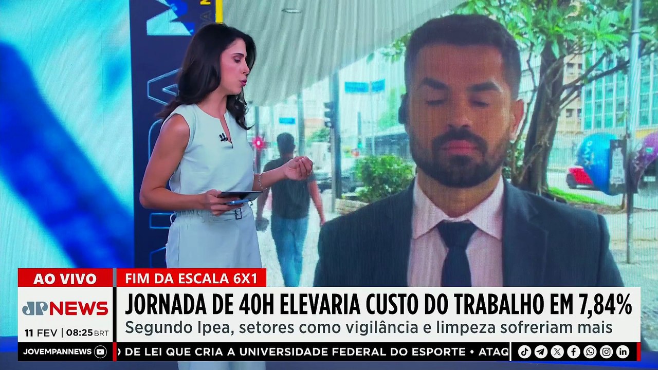 Fim da escala 6x1 elevaria custo do trabalho em 7,84%, diz Ipea; diretor da Abrasel SP comenta