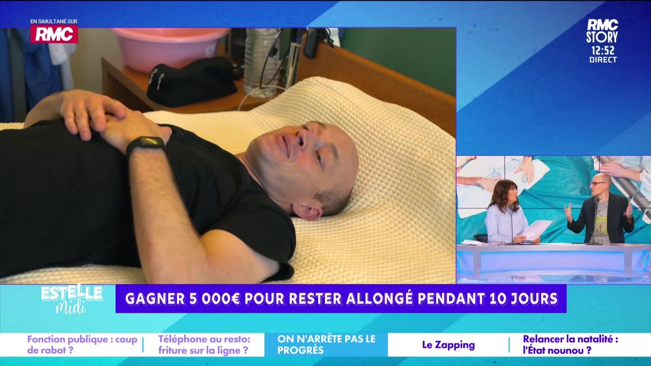 On n'arrête pas le progrès : Gagner 5 000 euros pour rester allongé pendant 10 jours - 11/02