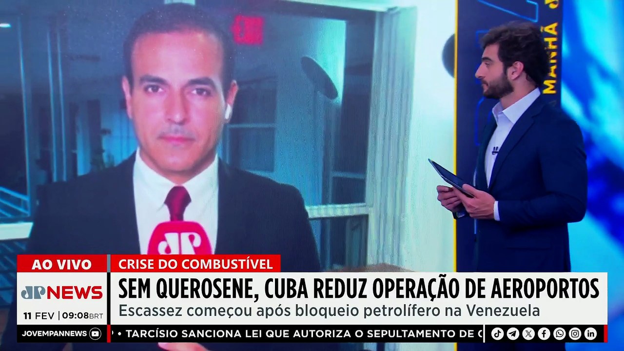 Crise de combustível: Cuba reduz operação de aeroportos; Fernando Capez comenta