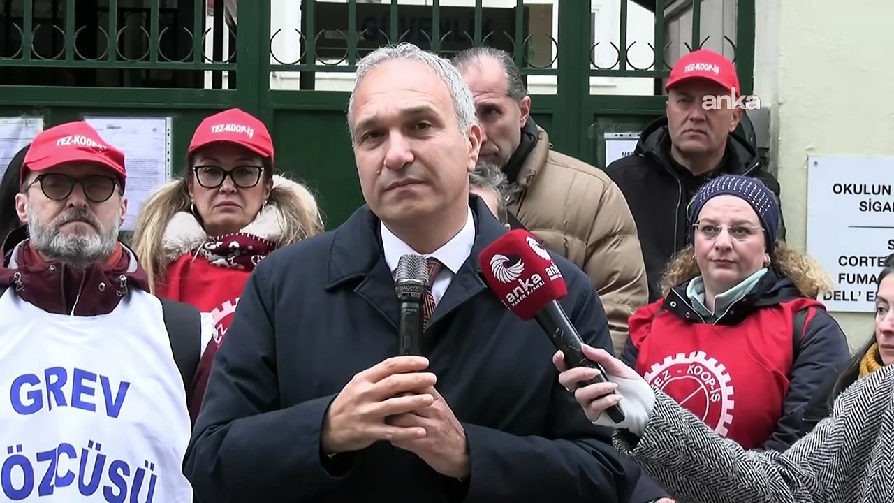 CHP'den çalışma koşullarını protesto eden İtalyan Lisesi'ndeki Türk öğretmenlere ziyaret: Burada yanlış işler oluyor!
