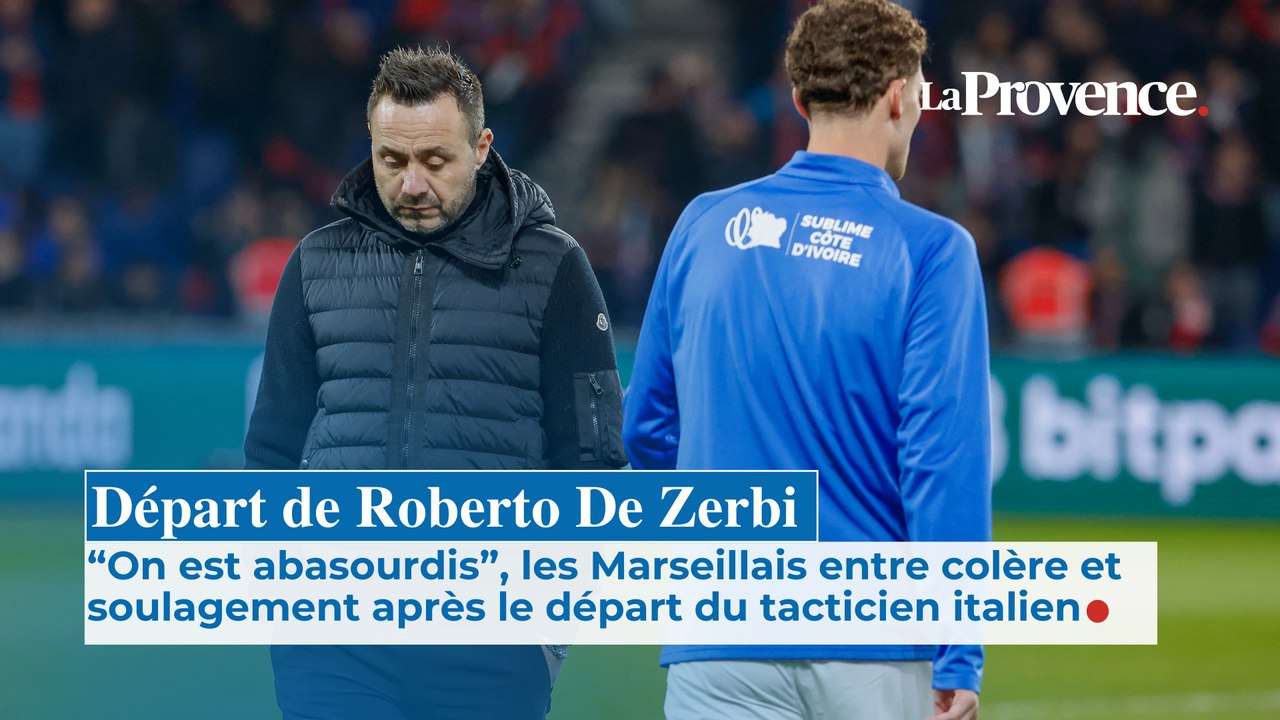 “On est abasourdis”, les Marseillais entre colère et soulagement après le départ du tacticien italien