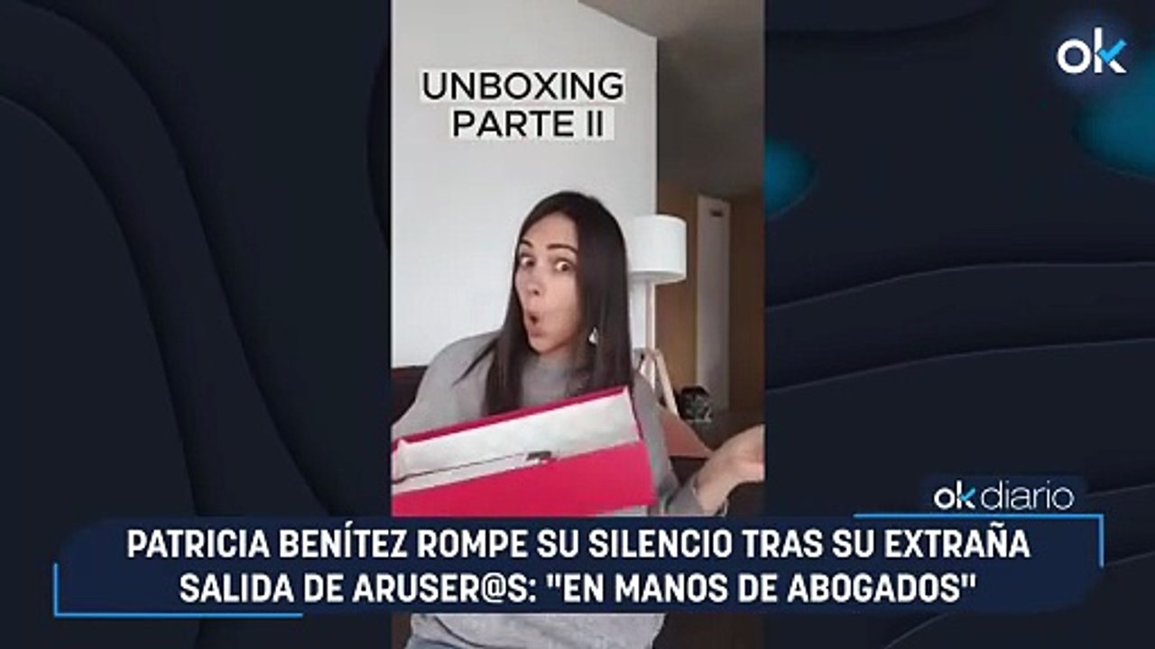 Patricia Benítez rompe su silencio tras su extraña salida de Aruser@s: "En manos de abogados"