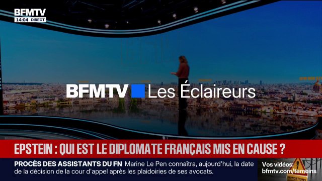 LES ÉCLAIREURS - Scandale Epstein: qui est Fabrice Aidan, diplomate français, mis en cause?