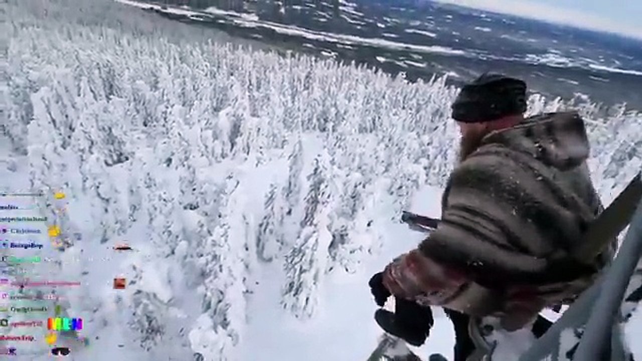 salto a la nieve