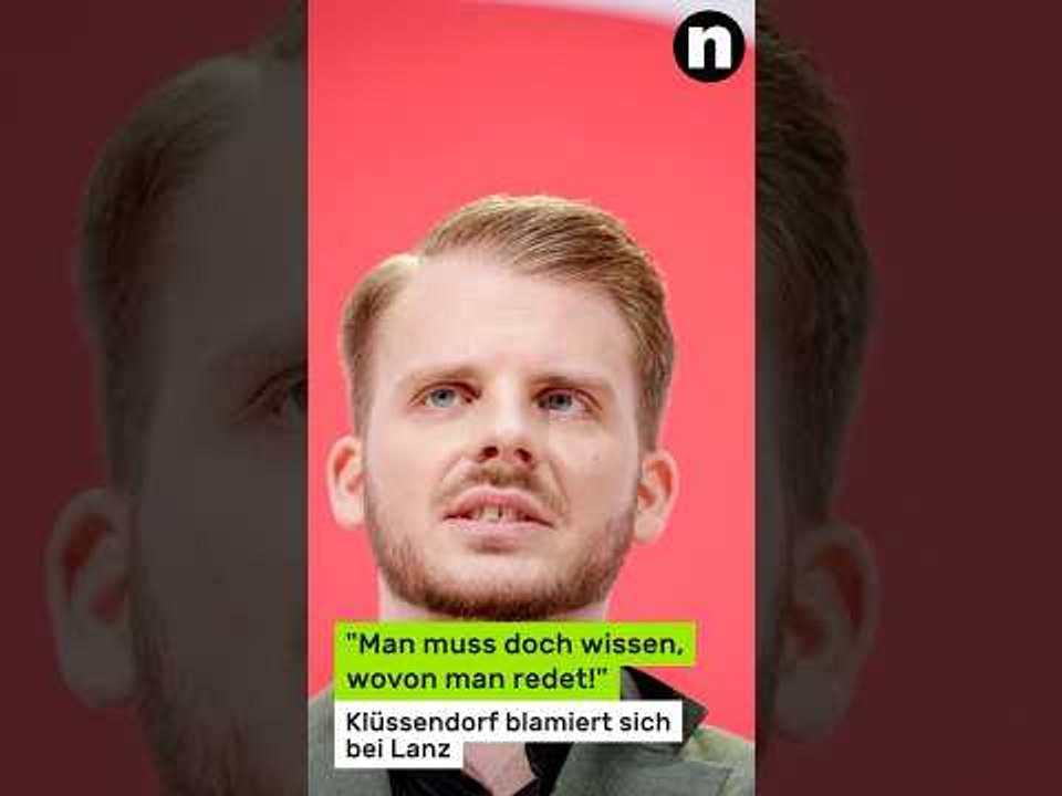 Tim Klüssendorf: 'Man muss doch wissen, wovon man redet!' - SPD-Mann blamiert sich bei Lanz