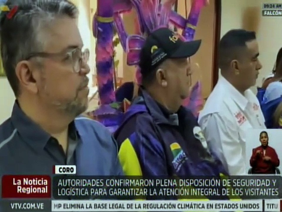 Autoridades regionales garantizan la atención integral de los visitantes al edo. Falcón