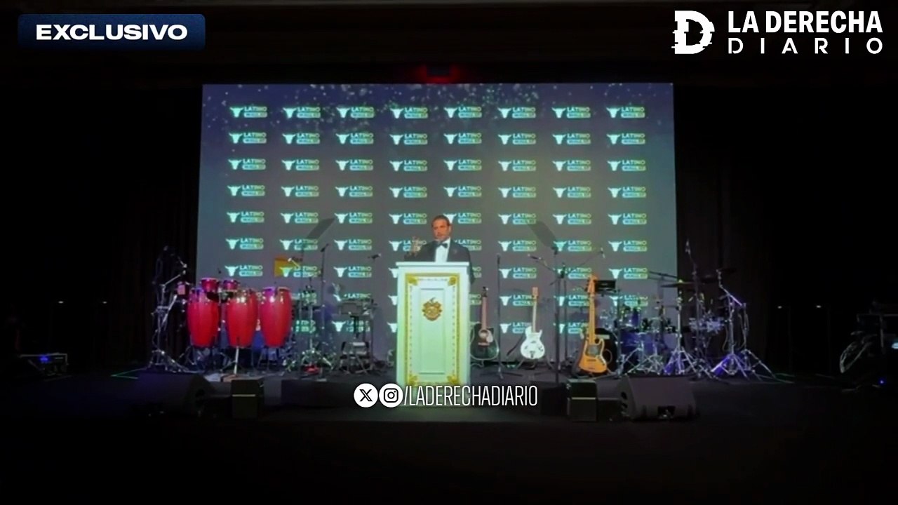 El Director de La Derecha Diario, Javier Negre, disertó como anfitrión de la Hispanic Prosperity Gala