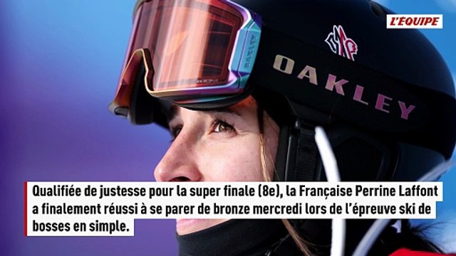 Perrine Laffont arrache la médaille de bronze de l'épreuve de ski de bosses en simple aux JO 2026 - JO 2026 - Coupe du monde (freestyle) - Ski acrobatique