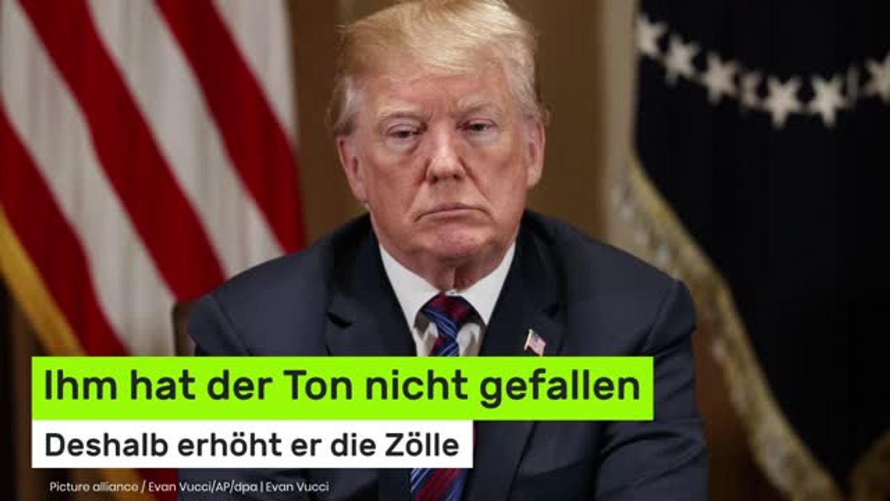 Donald Trump gegen die Schweiz: Ihm hat der Ton nicht gefallen - deshalb erhöht er die Zölle
