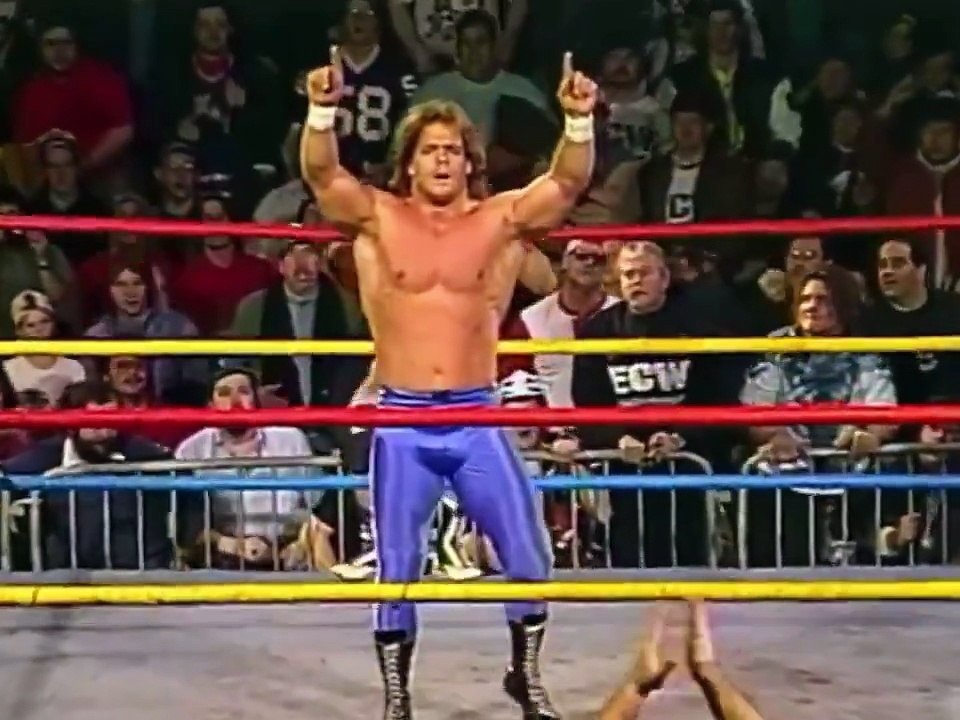 History of ECW - Chris Benoit vs Al Snow ECW Double Tables February 4th, 1995