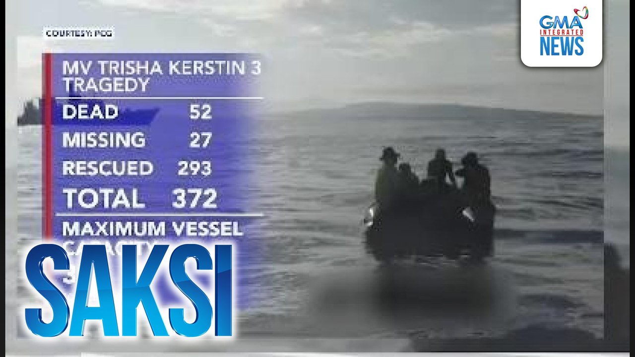 Aleson Shipping Lines na may-ari ng lumubog na MV Trisha Kerstin 3, sinampahan ng kasong administratibo | Saksi