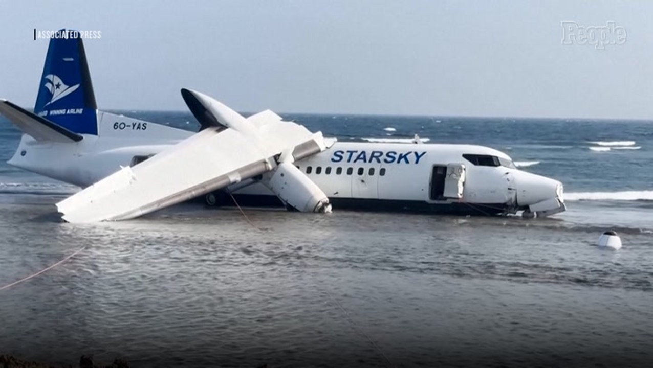 Plane Carrying 55 Passengers Overshoots Runway and Crashes in Ocean After 'Technical Issue' Forces Emergency Landing