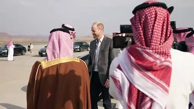 Prince William departs AlUla in Saudi Arabia
