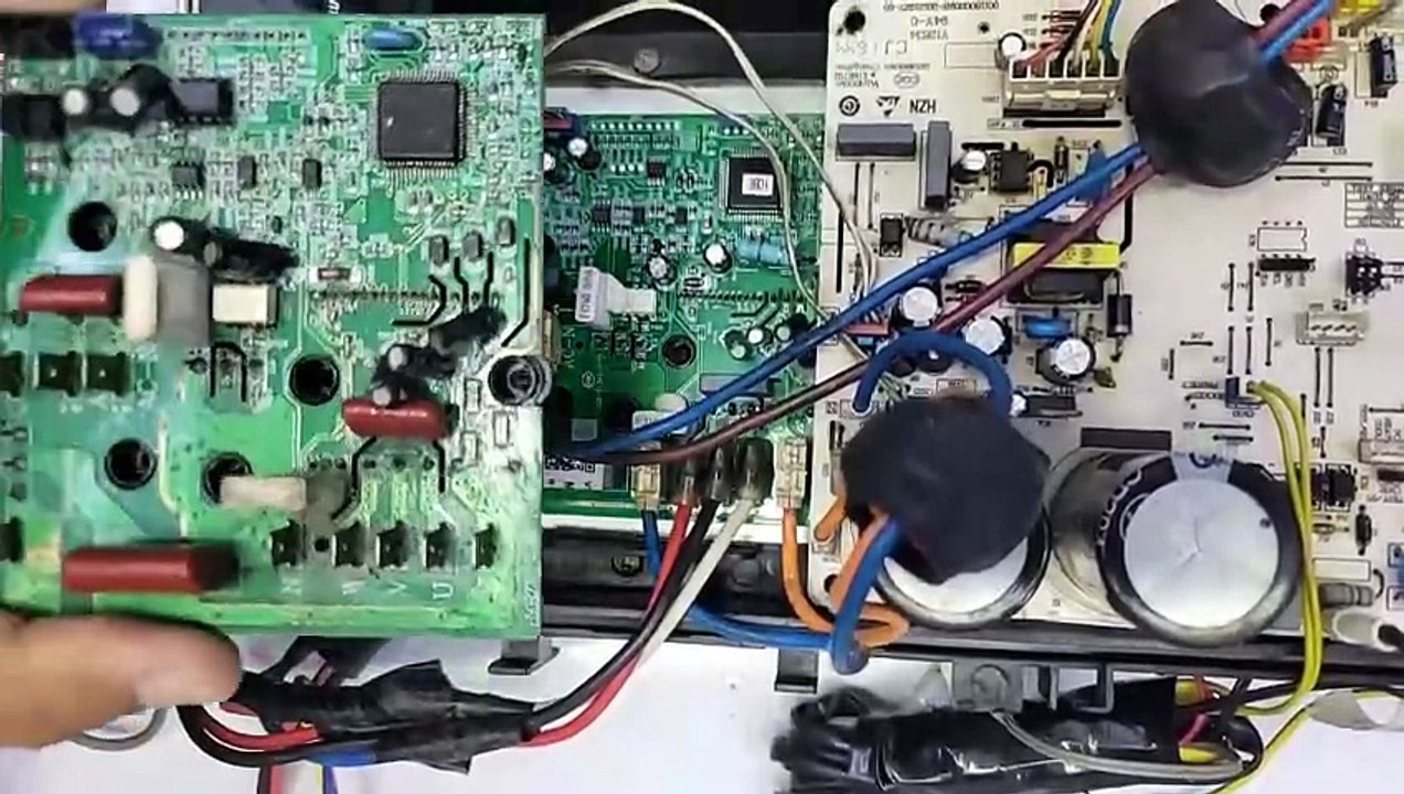 Haier Dc inverter ac F3 E7 error outdoor pcb Dc inverter ac all pcb world's best training center