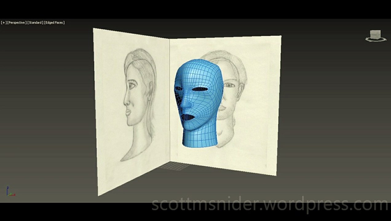 Treliving: 3DS MAX Practice Polygon Modeling Head Model Video #13 (02-11-2026)