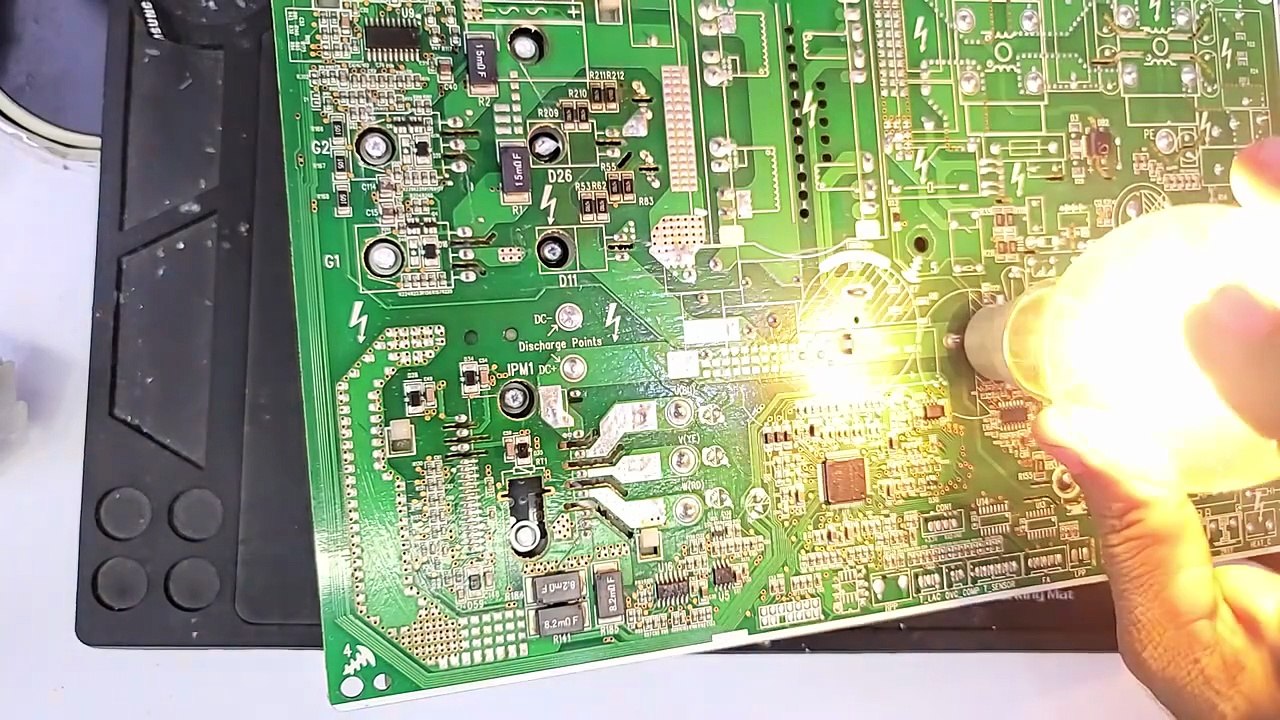 Gree Dc inverter ac H5 E6 error code outdoor pcbDc inverter ac all pcb world's best training center