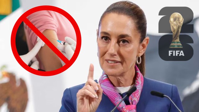 Mundial 2026: Claudia Sheinbaum descarta solicitar vacunas contra sarampión para la Copa del Mundo