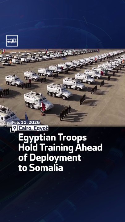 Egyptian Troops Hold Training Ahead of Deployment to Somalia
