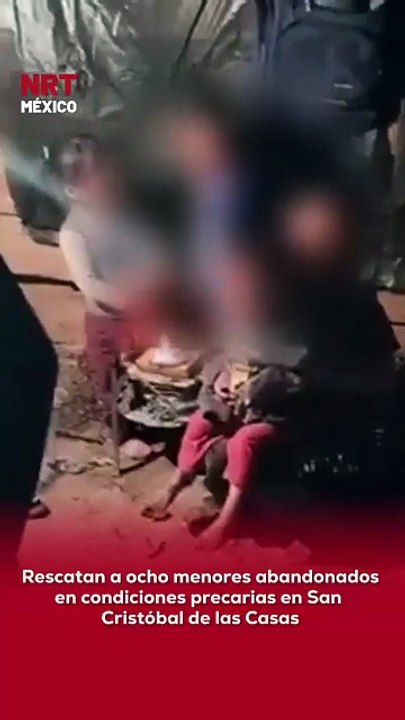 🚨👧👦 Ocho menores de edad fueron localizados en condiciones precarias en San Cristóbal de las Casas, Chiapas.