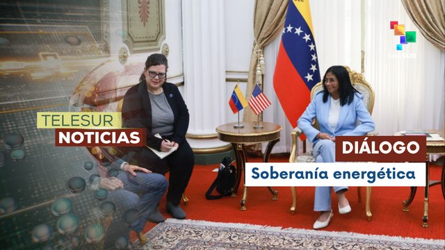 Pdta. (E) Delcy Rodríguez recibe en Miraflores al Secretario de Energía de EE.UU.