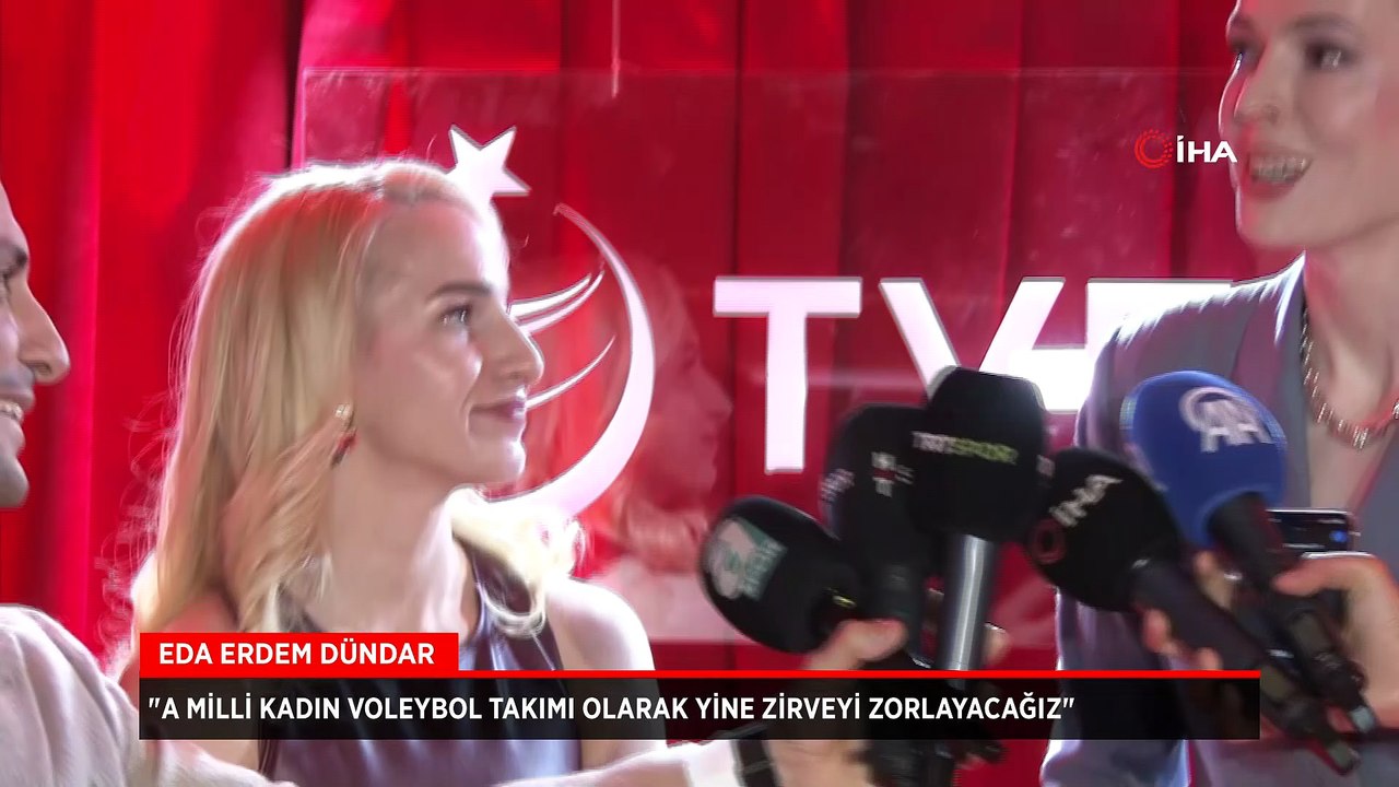 Eda Erdem Dündar: A Milli Kadın Voleybol Takımı olarak yine zirveyi zorlayacağız